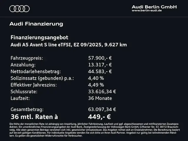 Second-hand Audi A5 Ambiente 299 CP (219 kW) 2025 Gri Break