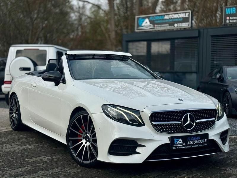 Gebraucht Mercedes E220 AMG line 194 PS (142 kW) 2018 Weiß Cabrio