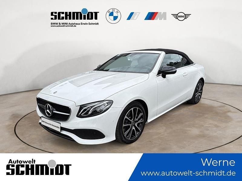 Polarweiß uni Gebraucht 2020 Mercedes E200 Avantgarde Cabrio | 37.490 € (Fairer Preis) - Bild 1/4