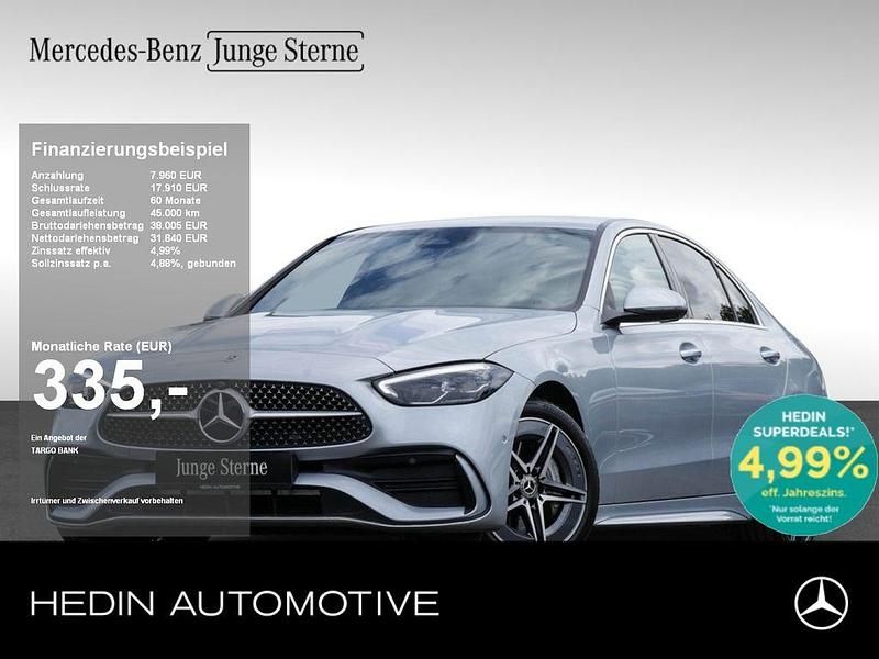 Silber Gebraucht 2024 Mercedes C200 AMG Limousine | 43.580 € (Etwas zu teuer) - Bild 1/4