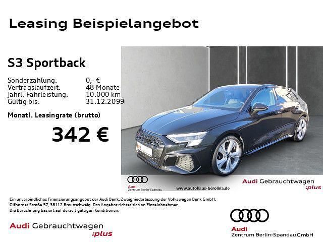 Schwarz Gebraucht 2024 Audi S3 Ambiente Limousine | 36.979 € (Superpreis) - Bild 1/4