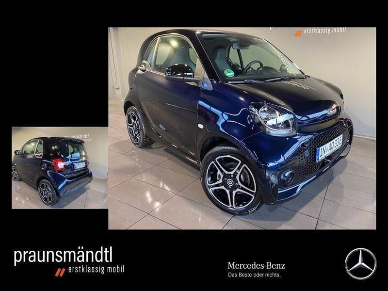 Blau Gebraucht 2023 Smart ForTwo Electric Drive Pulse Coupé | 17.490 € (Teuer) - Bild 1/4