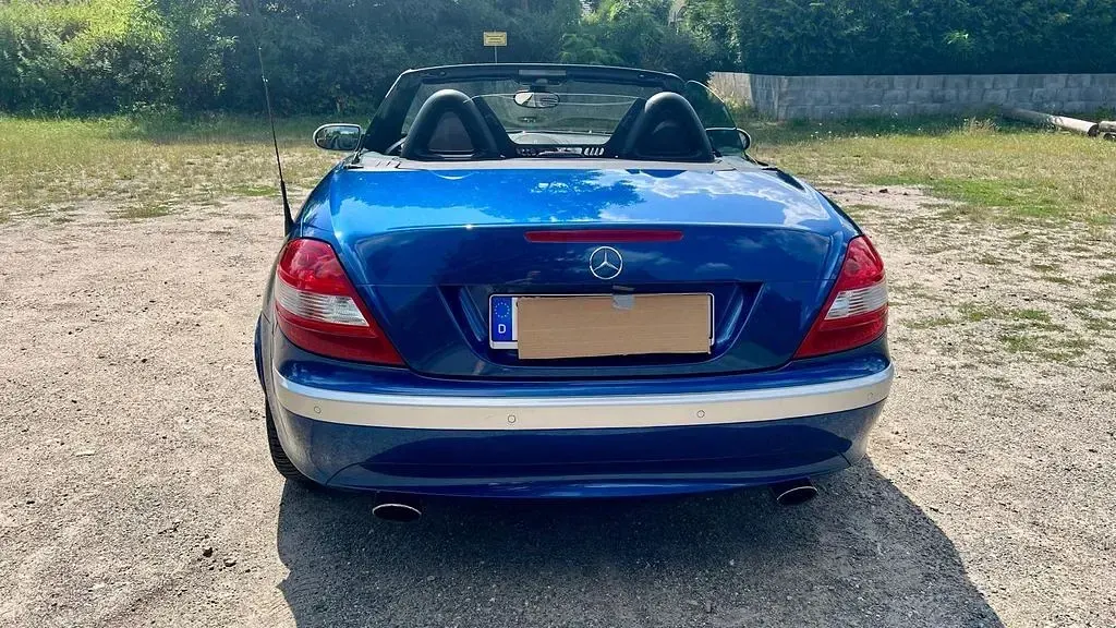 Gebraucht Mercedes SLK200 163 PS (119 kW) 2004 Blau Cabrio
