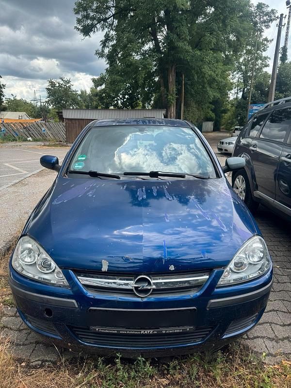 Blau Gebraucht 2003 Opel Corsa Kleinwagen | 1.100 € (Guter Preis) - Bild 1/4