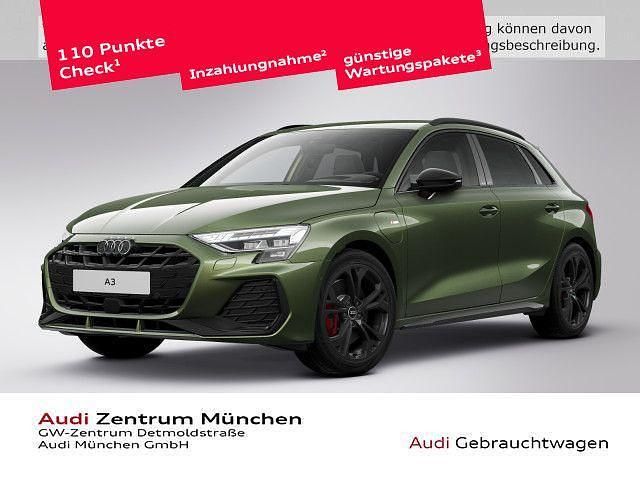 Grün Gebraucht 2025 Audi A3 Sportback e-tron S-Line Limousine | 49.099 € - Bild 1/2