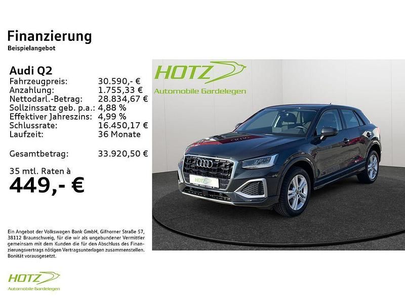 Gebraucht Audi Q2 Advanced 190 PS (139 kW) 2023 Grau SUV