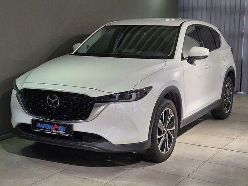 Snowflake white Gebraucht 2023 Mazda CX-5 Sports-Line SUV | 31.890 € (Superpreis) - Bild 1/4
