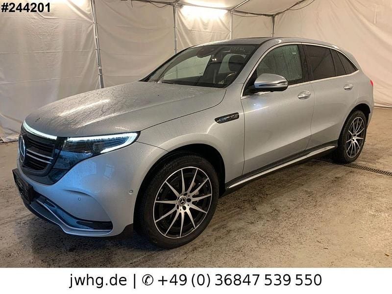 Silber Gebraucht 2021 Mercedes EQC400 AMG line SUV | 35.700 € (Fairer Preis) - Bild 1/4