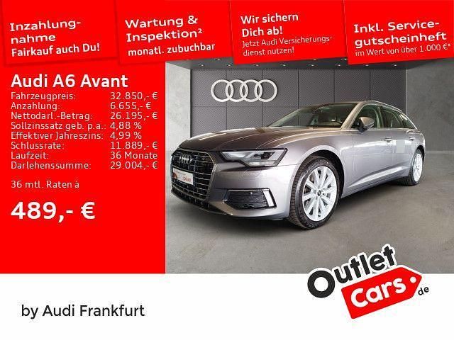 Taifungrau metallic Gebraucht 2021 Audi A6 Ambiente Kombi | 32.850 € (Superpreis) - Bild 1/2