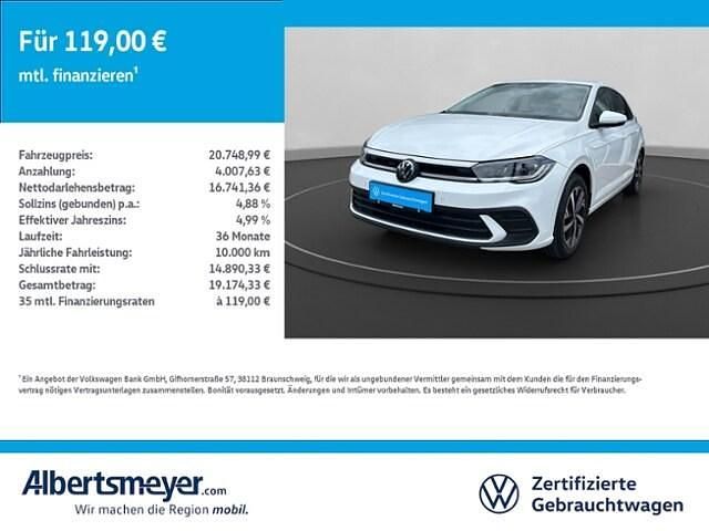 Weiß Gebraucht 2024 VW Polo Move Kleinwagen | 20.749 € (Fairer Preis) - Bild 1/4