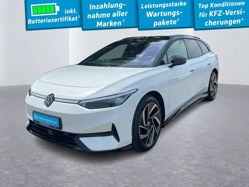 Gebraucht VW ID.7 Pro 210 kW (286 PS) 2025 Gletscherweiß metallic Kombi