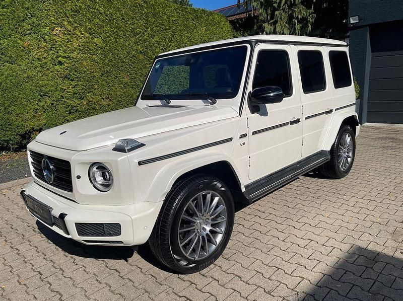 Weiß Gebraucht 2018 Mercedes G500 AMG line SUV | 93.880 € (Teuer) - Bild 1/4