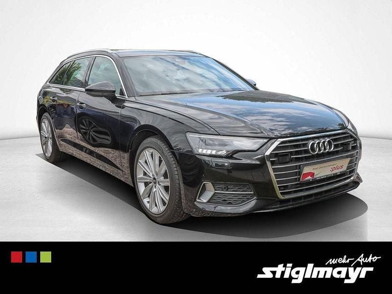 Mythosschwarz metallic (metallic) Gebraucht 2022 Audi A6 Sport Kombi | 35.970 € (Guter Preis) - Bild 1/4