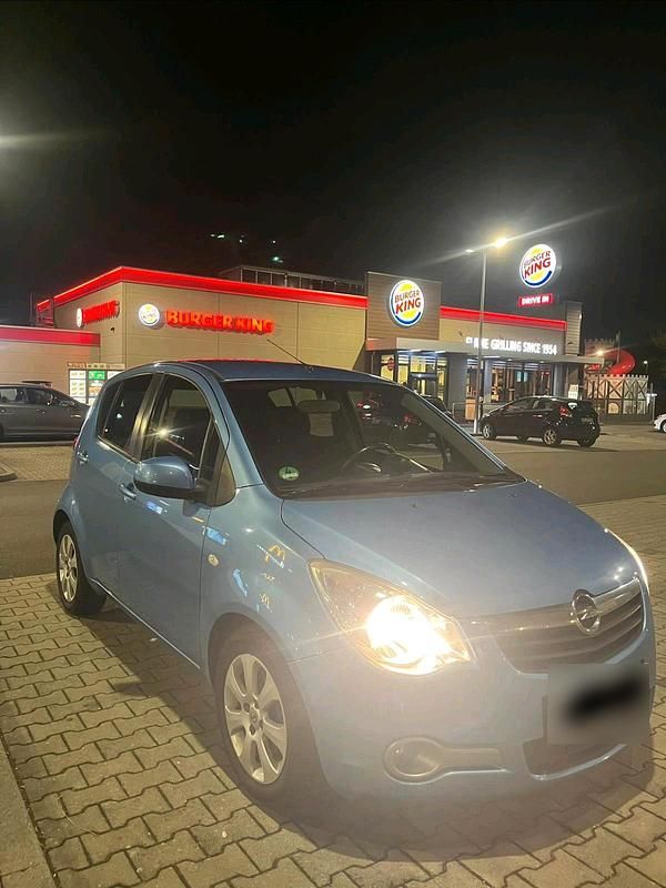 Gebraucht Opel Agila 2008 Blau Kleinwagen