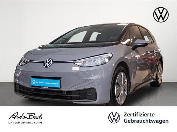 Gebraucht VW ID.3 Pure 110 kW (150 PS) 2021 Grau (mondsteingrau/schwarz) Kleinwagen