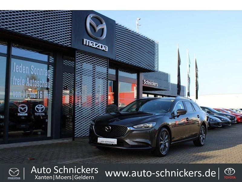 Gebraucht Mazda 6 Center-Line 145 PS (106 kW) 2022 Obsidiangrau metallic Kombi