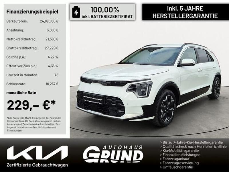 Gebraucht Kia e-Niro Inspiration 150 kW (204 PS) 2023 Weiss / schneeweiss SUV
