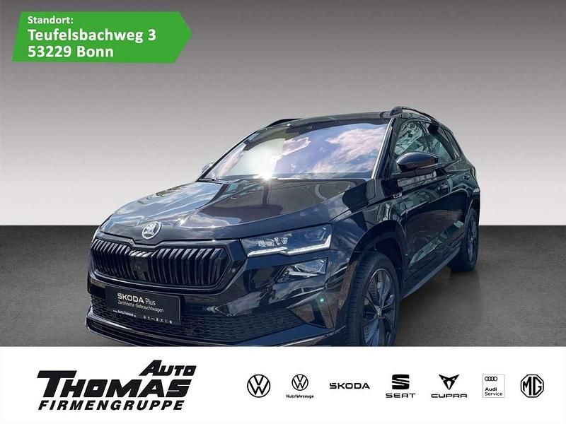 Schwarz Gebraucht 2024 Skoda Karoq SportLine SUV | 36.880 € (Fairer Preis) - Bild 1/3