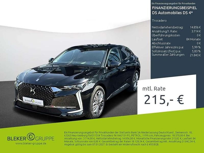 Lackierung schwarz perla nera/typ aussenverkleidung metalliclackierung Gebraucht 2022 DS Automobiles DS4 Trocadero Limousine | 18.570 € (Guter Preis) - Bild 1/3
