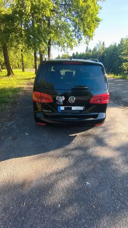 Gebraucht VW Touran Match 105 PS (77 kW) 2012 Schwarz Van / Kleinbus