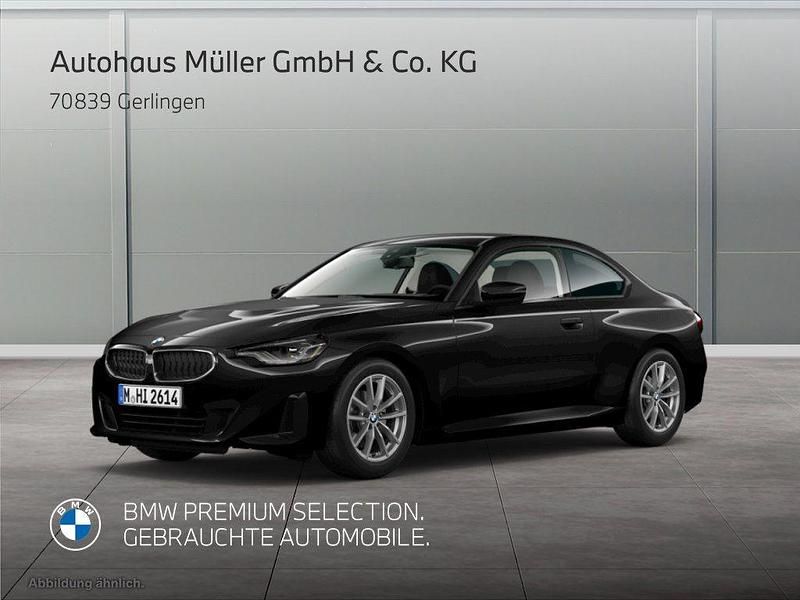 Schwarz Gebraucht 2022 BMW 230 Sport Line Coupé | 38.870 € (Fairer Preis) - Bild 1/4