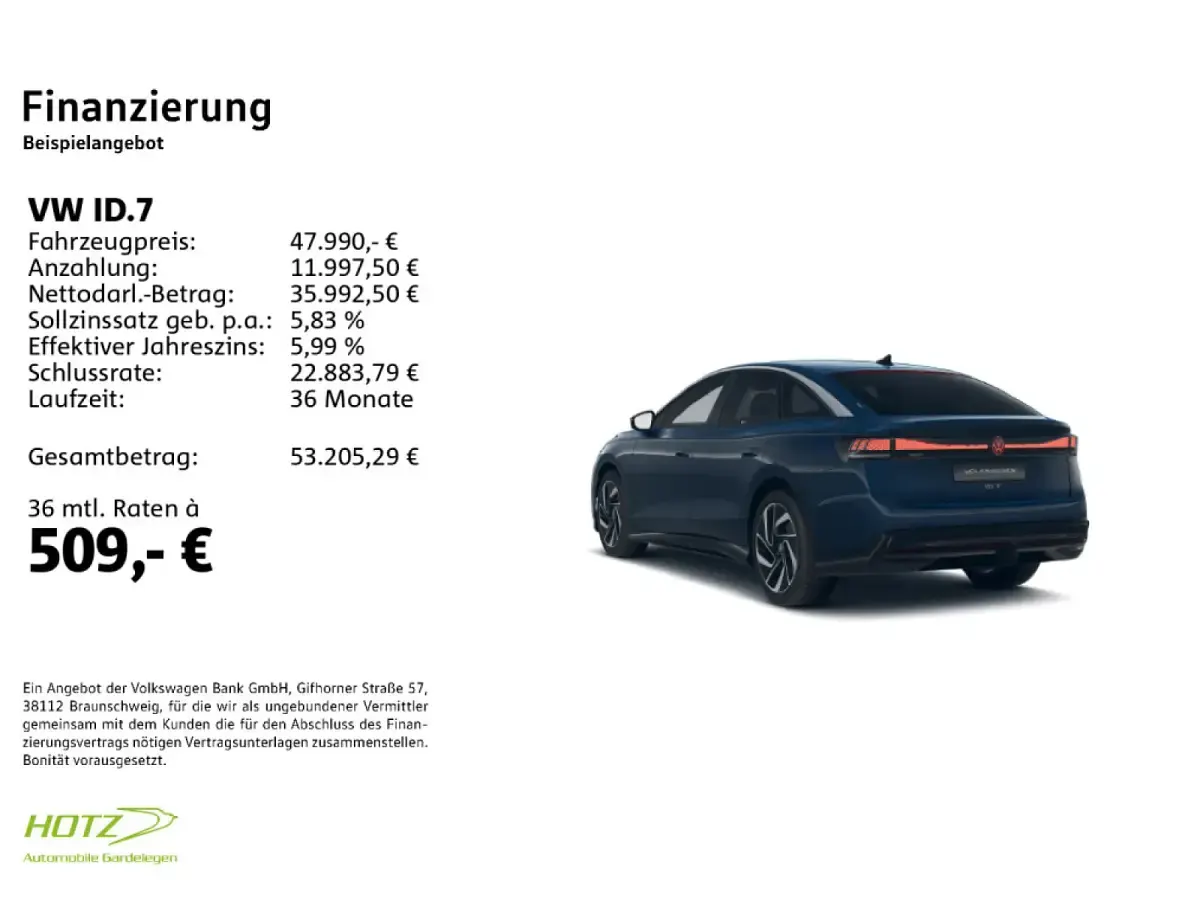 Gebraucht VW ID.7 Pro 210 kW (286 PS) 2025 Limousine