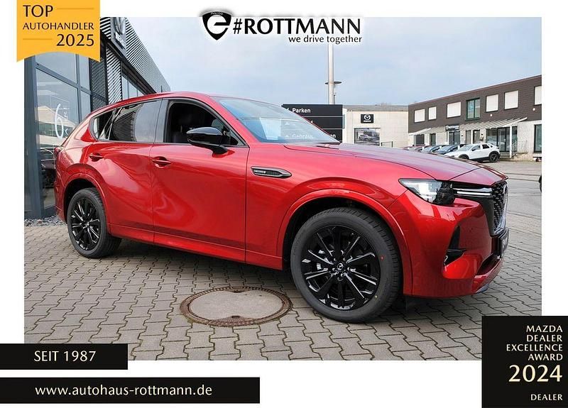Rot Gebraucht 2025 Mazda CX-60 Homura-Line SUV | 54.870 € (Teuer) - Bild 1/4