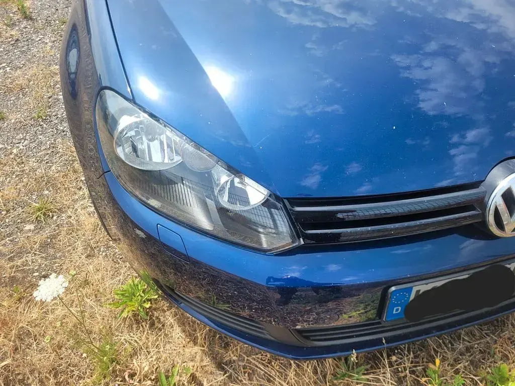 Gebraucht VW Golf VI Trendline 80 PS (58 kW) 2010 Blau Kleinwagen