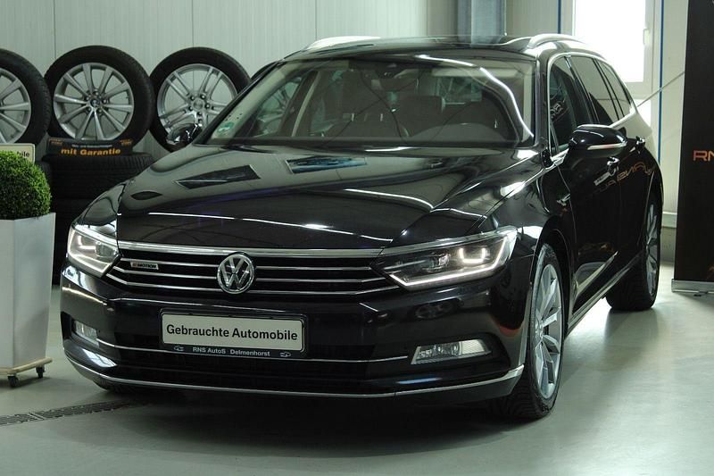 Schwarz Gebraucht 2015 VW Passat Highline Kombi | 16.990 € (Teuer) - Bild 1/4
