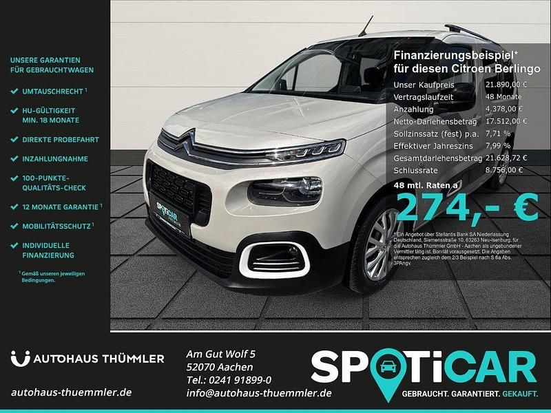 Grau Gebraucht 2022 Citroën Berlingo Feel Van / Kleinbus | 21.890 € (Fairer Preis) - Bild 1/4