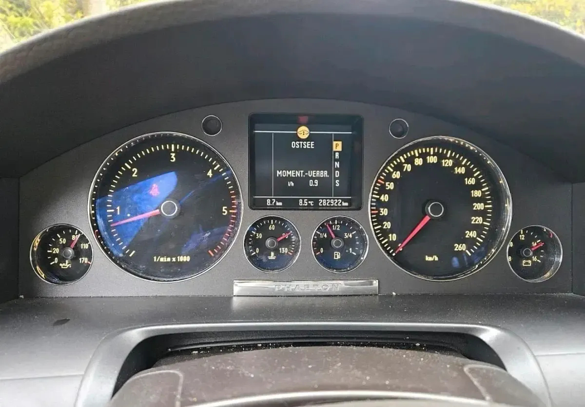 Usata VW Phaeton 245 CV (180 kW) 2007 Nero Berlina