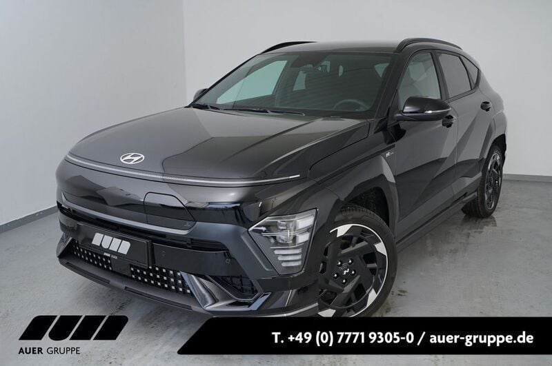 Schwarz Gebraucht 2025 Hyundai Kona N Line SUV | 35.880 € (Fairer Preis) - Bild 1/4