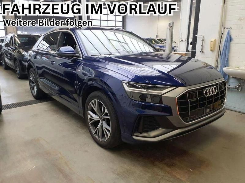 Blau Gebraucht 2023 Audi Q8 S-Line SUV | 62.480 € - Bild 1/4