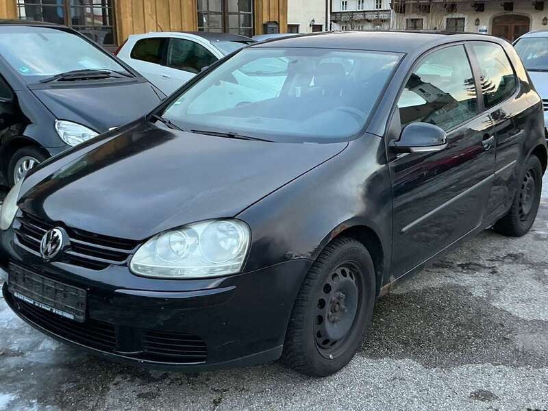 Schwarz Gebraucht 2007 VW Golf V Trendline Kleinwagen | 1.298 € (Superpreis) - Bild 1/4