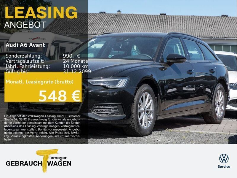Schwarz Gebraucht 2023 Audi A6 Design Kombi | 37.450 € (Superpreis) - Bild 1/4