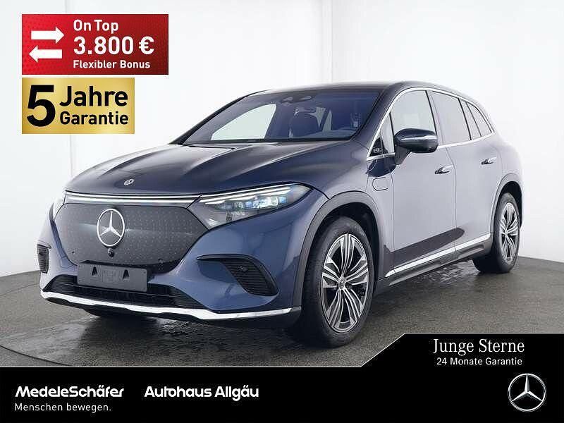 Lack sodalithblau Gebraucht 2023 Mercedes EQS450+ Electric Art SUV | 79.770 € (Superpreis) - Bild 1/4