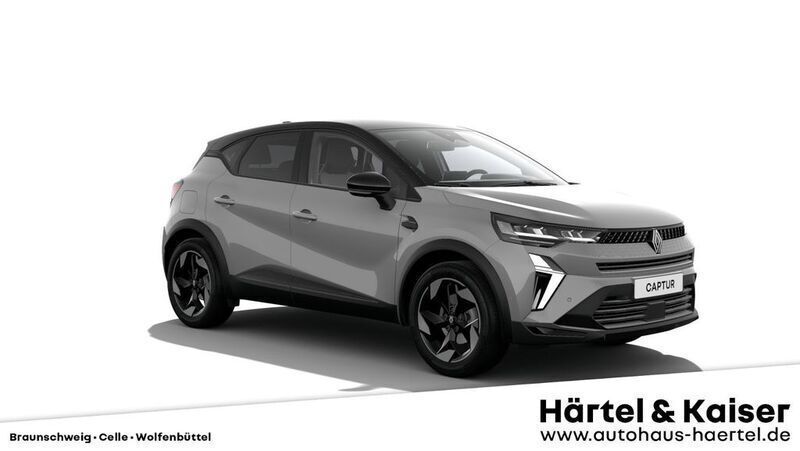 Rafalgrau metallic, black pearlschwarz metallic (grau) Gebraucht 2025 Renault Captur Techno SUV | 26.489 € (Fairer Preis) - Bild 1/4