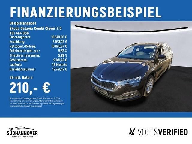 Gebraucht Skoda Octavia Clever 150 PS (110 kW) 2022 Schwarz Kombi