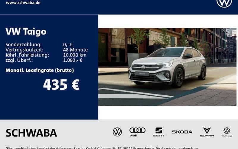 Silber Neu 2025 VW Taigo R-line SUV | 32.980 € (Fairer Preis) - Bild 1/4