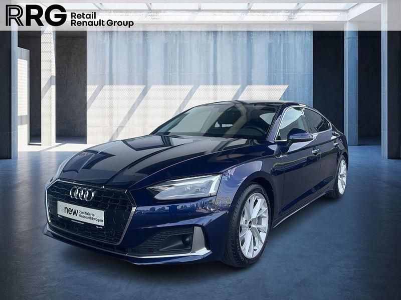 Navarrablau metallic Gebraucht 2022 Audi A5 Advanced Coupé | 31.990 € (Guter Preis) - Bild 1/3