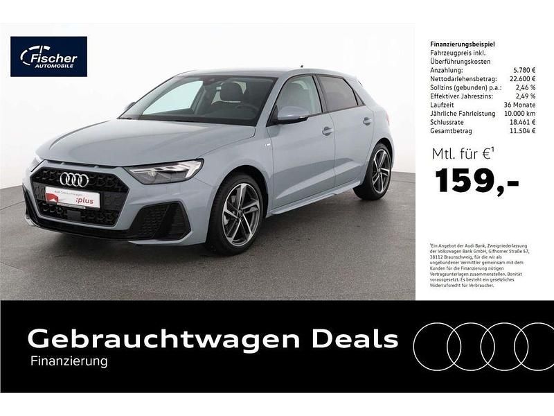 Silber Gebraucht 2024 Audi A1 Sportback S-Line Kleinwagen | 28.440 € (Etwas zu teuer) - Bild 1/4