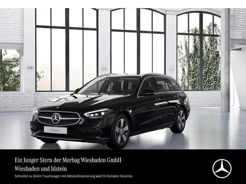 Obsidianschwarz Gebraucht 2022 Mercedes C300 Avantgarde Kombi | 34.790 € (Guter Preis) - Bild 1/4