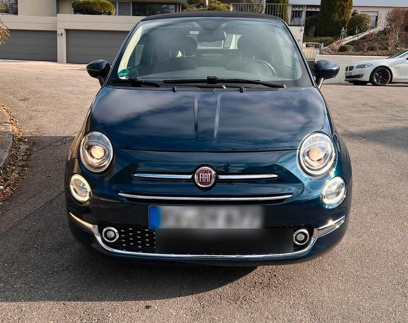 Blau Gebraucht 2017 Fiat 500 Cabrio | 8.500 € (Fairer Preis) - Bild 1/4