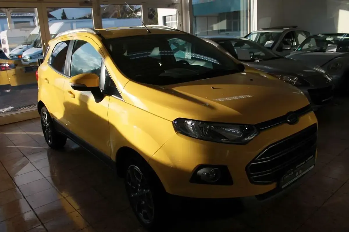 Gebraucht Ford Ecosport Titanium 125 PS (91 kW) 2016 Gelb SUV