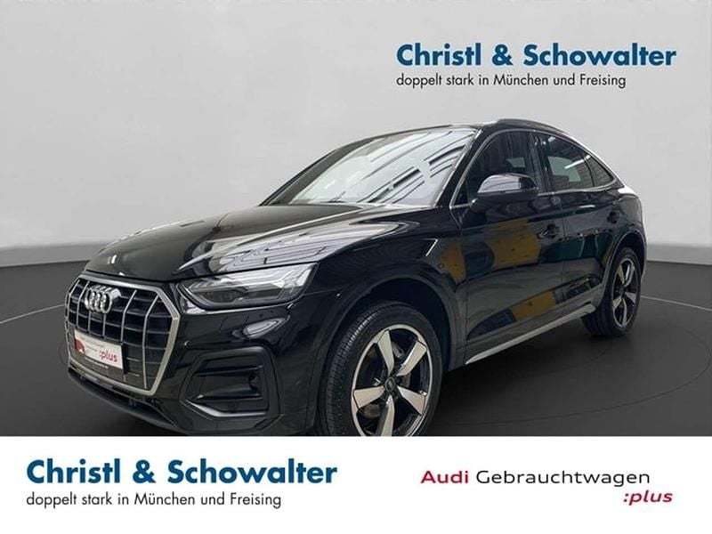 Mythosschwarz metallic Gebraucht 2024 Audi Q5 Sportback Advanced SUV | 48.910 € (Fairer Preis) - Bild 1/4