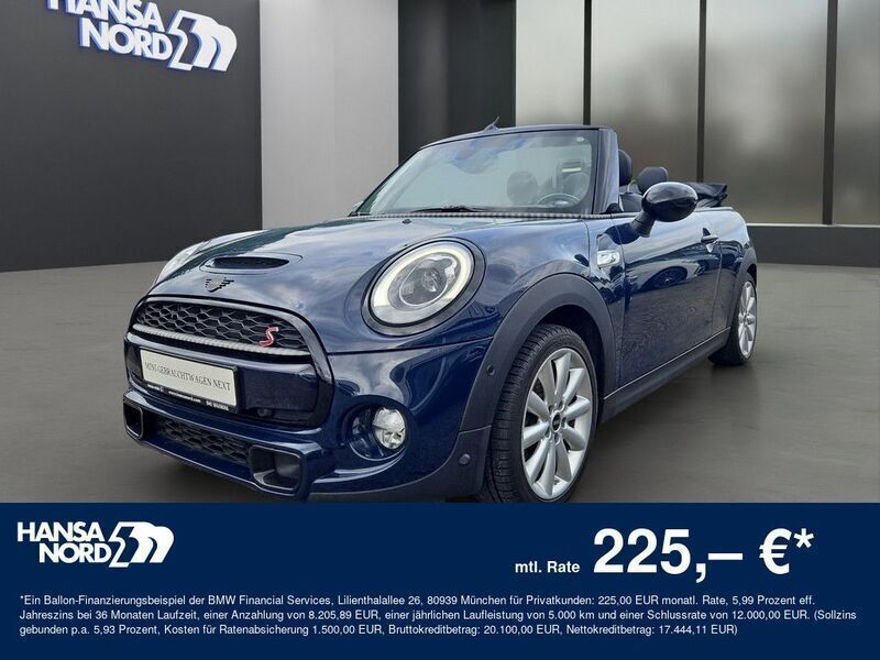 Blau Gebraucht 2017 Mini Cooper S Cabriolet Cabrio | 24.150 € (Etwas zu teuer) - Bild 1/2