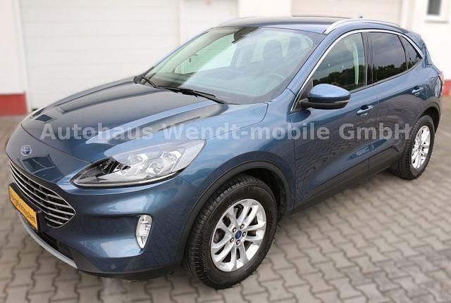 Chrome blue Gebraucht 2021 Ford Kuga Titanium X SUV | 21.290 € (Fairer Preis) - Bild 1/4