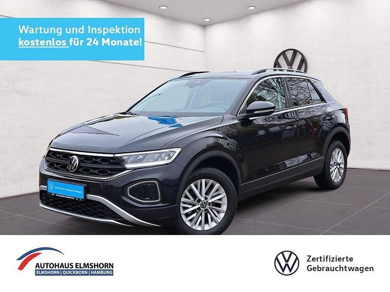 Deep black perleffekt/ Gebraucht 2024 VW T-Roc Life SUV | 24.910 € (Fairer Preis) - Bild 1/3