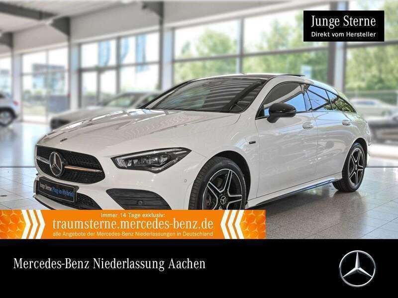 Polarweiß Gebraucht 2021 Mercedes CLA250e AMG Limousine | 25.490 € (Guter Preis) - Bild 1/2
