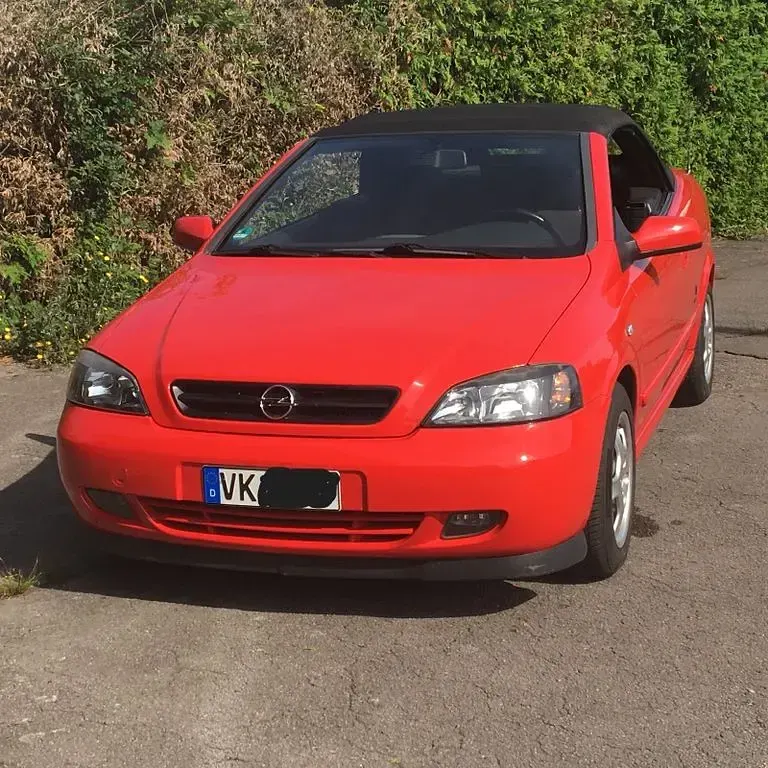 Gebraucht Opel Astra Cabriolet 103 PS (75 kW) 2004 Rot Cabrio